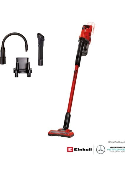 Einhell Akülü Dikey Süpürge TE-SV 18 Li-Solo Power X-Change (Li-Ion,18V,değiştirilebilir akü sistemiyle sınırsız çalışma süresi, torbasız, siklon teknolojisi, BOOST modu, 3’lü filtre sistemi)-2347180