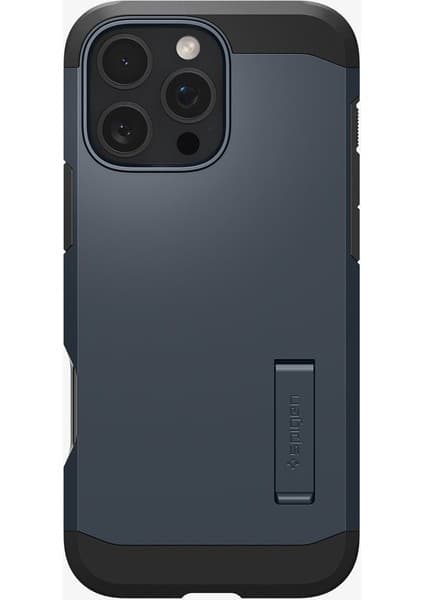 Spigen iPhone 16 Pro Max ile Uyumlu MagSafe Kılıf Tough Armor Mag Fit Metal Slate - ACS08014