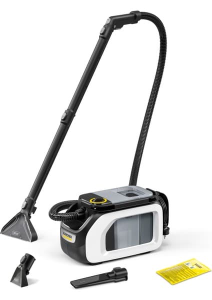 Karcher SE 3 Compact Floor 550 W Koltuk ve Halı Yıkama Makinesi - Beyaz Yatay Süpürge Yapısı