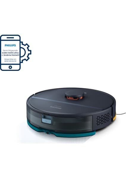 Philips XU2000/10 2000 Serisi Islak Kuru Moplu Robot Süpürge, Yüksek Emiş Gücü, Uzun Çalışma Süresi, HomeRun Uygulaması, Lacivert