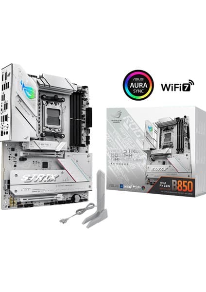 Asus ROG STRIX B850-A GAMING WIFI AMD B850 AM5 DDR5 8000 DP HDMI 4x M2 USB3.2 Gen 2x2 WiFi 7 + BT AURA RGB 2.5Gbit LAN ATX