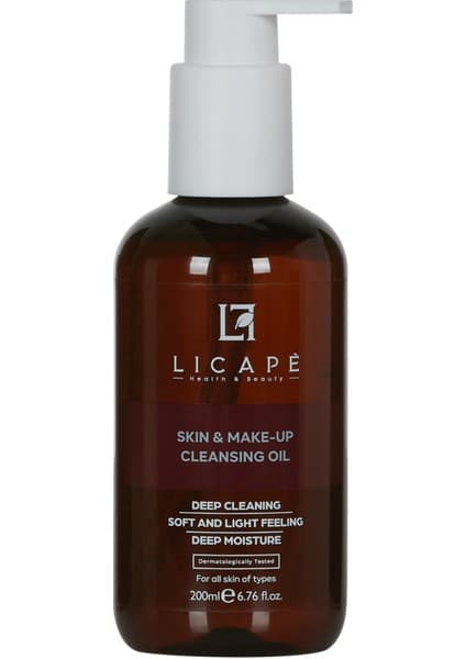 Licape İki Aşamalı Cilt Ve Makyaj Temizleme Yağı 200 ml