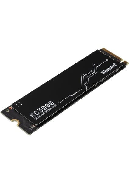 Kingston 512GB KC3000 NVMe Okuma 7000MB-Yazma 3900MB M.2 SSD (SKC3000S-512G)