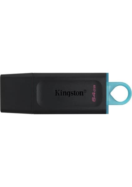 Kingston DTX-64GB 64GB USB3.2 Gen 1 DataTraveler Exodia (Black + Teal) Flash Bellek
