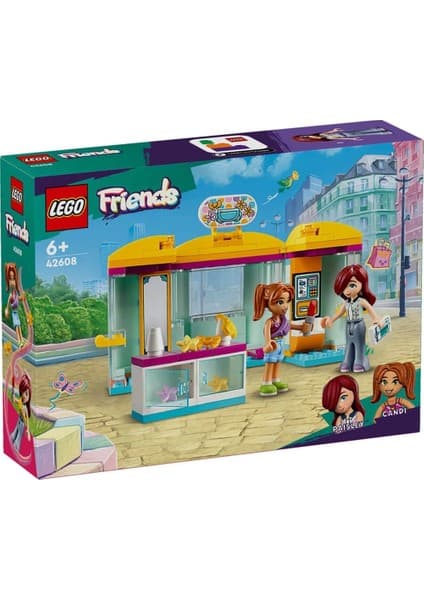 LEGO ® Friends Minik Aksesuar Mağazası 42608 - 6 Yaş ve Üzeri Çocuklar için Paisley ve Candi Minifigürü İçeren Yaratıcı Oyuncak Yapım Seti (129 Parça)
