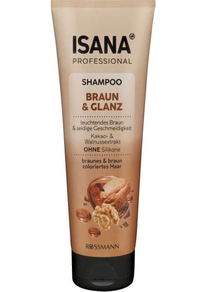 Isana Professional Isana Şampuan Kahverengi Saçlar Için Bakım ve Parlaklık 250 ml