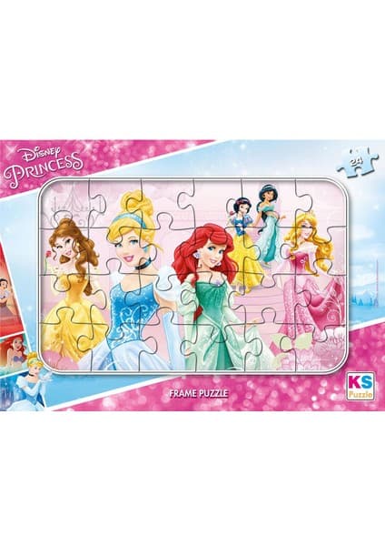 KS Games Princes Prensesler Frame Puzzle 24'Lü PR-704