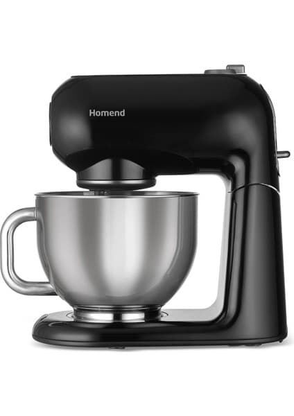 Homend Vintage Profashion 3027H Siyah Stand Mikser 1500 W Güç ve 5,5 lt Kapasite ile Şık Tasarım