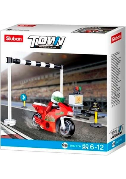 Sluban Town Yarış Motoru 60 Parça