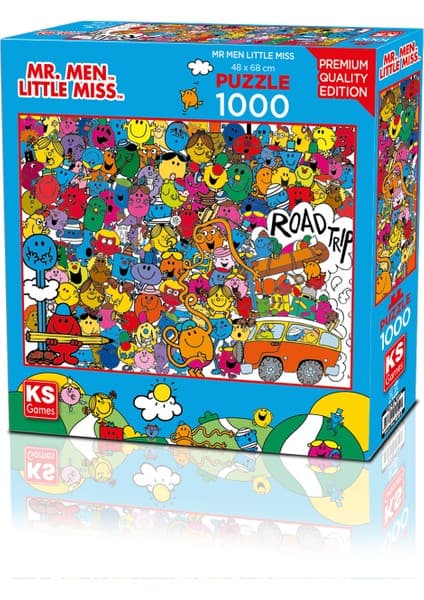 KS Games Puzzle 1000 Mr Men Lisanslı 1000 Parça Yetişkin Pu