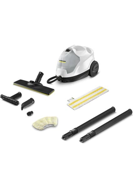 Karcher KARCHER SC 4 EASYFİX EU Buharlı Temizleyici 1.512-630.0 Güçlü Aksesuarlarla Beyaz Renk