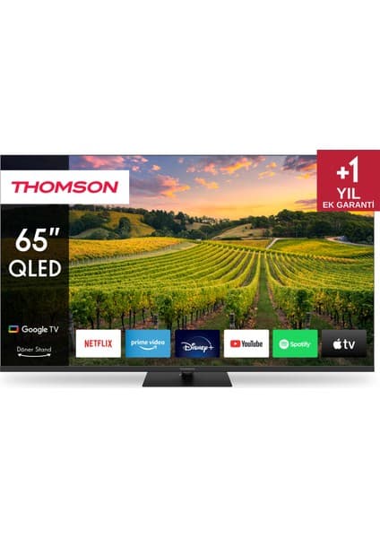 THOMSON 65QG5C14 65" 164 Ekran Uydu Alıcılı 4K Ultra HD Google QLED TV