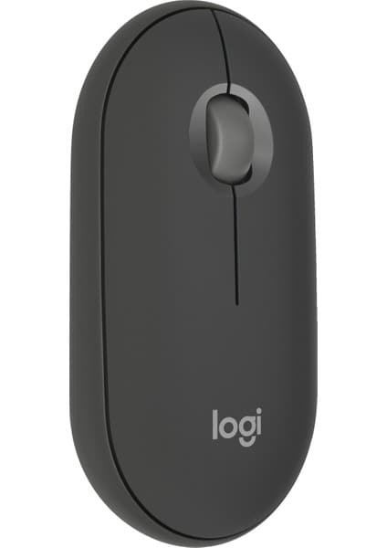 Logitech M350s Pebble 2 Bluetooth Kablosuz Sessiz Kompakt Mouse - Siyah