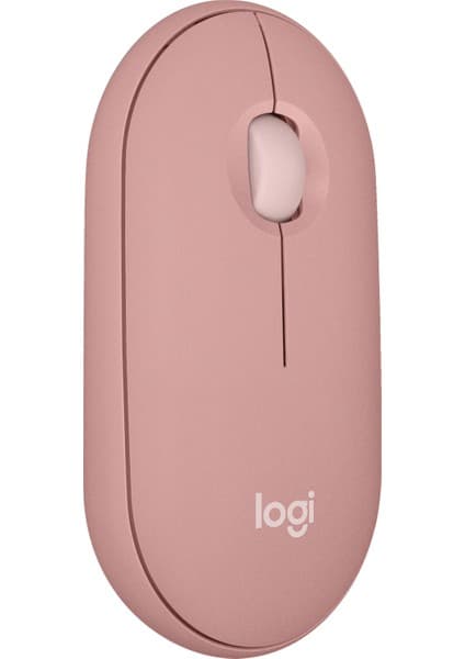 Logitech M350s Pebble 2 Bluetooth Kablosuz Sessiz Kompakt Mouse - Pembe