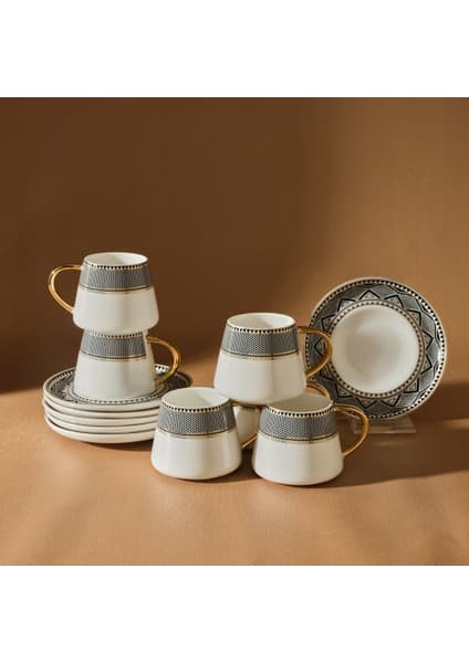 Karaca Globe 6 Kişilik Kahve Fincanı Takımı 80 ml
