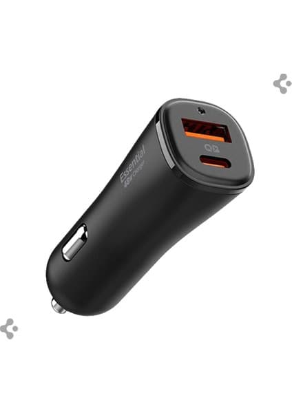 Spigen 48W USB-C 2 Port Araç içi Hızlı Şarj Aleti PPS Desteği Akım Korumalı Güç Adaptörü Çakmaklık iPhone & Android & iPad Type-C PD 3.0 30W + QC 3.0 18W - ACP08447