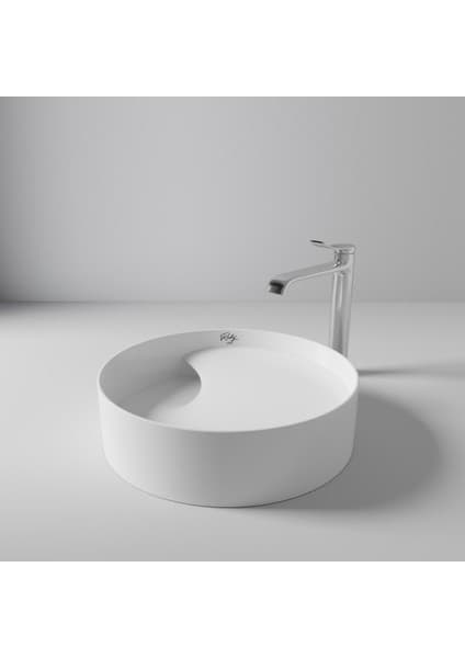 Creavit Ruby Oval Beyaz Deliksiz Lavabo 40 cm RB141