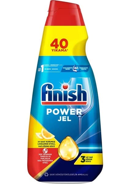 Finish Bulaşık Makinesi Deterjanı Jel Limon 1000 ml
