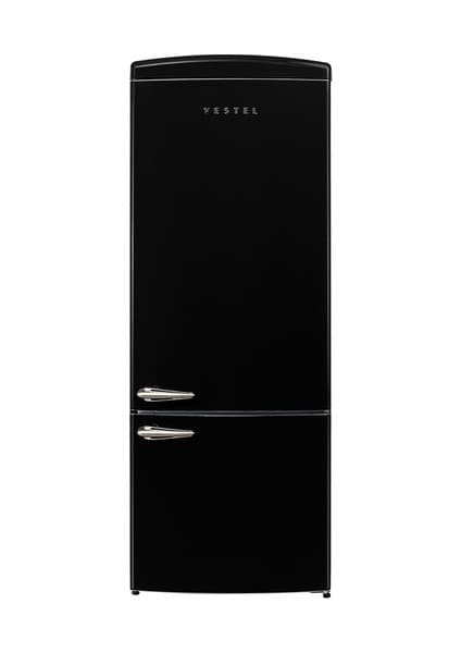 Vestel Retro NFK52211 No-Frost Buzdolabı 471 Lt Enerji Sınıfı E Siyah