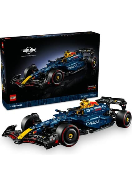 LEGO ® Technic™ Oracle Red Bull Racing RB20 F1 Araba 42206 - Yetişkinler için V6 Motor İçeren Model Yapım Seti (1639 Parça)