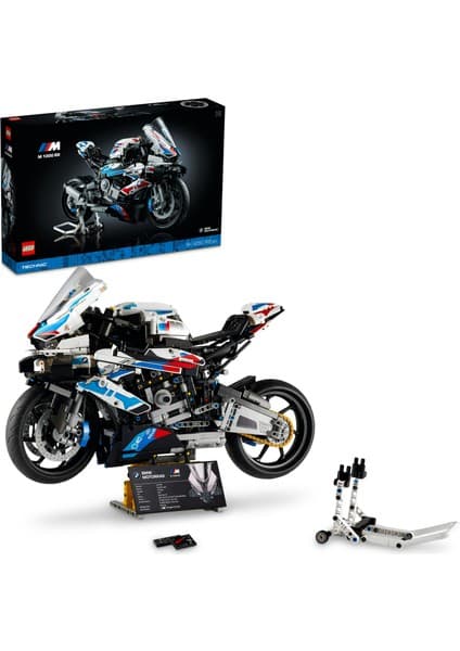 LEGO ® Technic BMW M 1000 RR 42130 - Yetişkinler için Koleksiyonluk Yaratıcı Model Yapım Seti (1921 Parça)