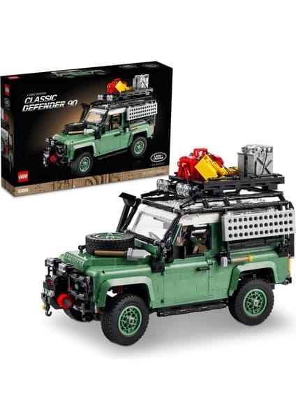LEGO ® Icons Land Rover Klasik Defender 90 10317 - 2336 Parça Yetişkinler İçin Yaratıcı Model Seti Hediyelik