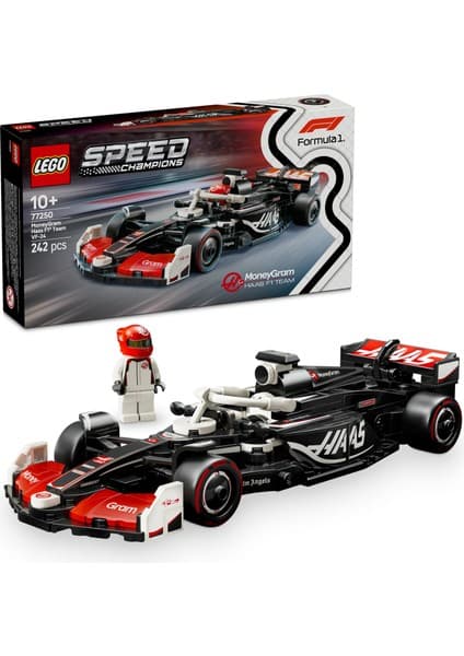 LEGO ® Speed Champions MoneyGram Haas F1® Team VF-24 Yarış Arabası 77250 - 10 Yaş & Üzeri Çocuklar için Oyuncak Yapım Seti (242 P)