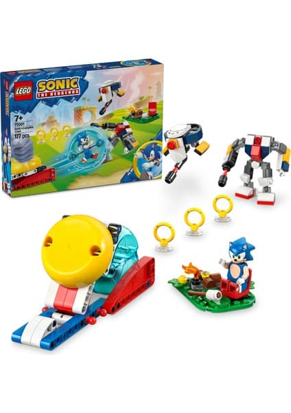 LEGO ® Sonic the Hedgehog™: Sonic’in Kamp Ateşi Çarpışması 77001 - 7 Yaş ve Üzeri Çocuklar için Yaratıcı Oyuncak Yapım Seti (177 Parça)