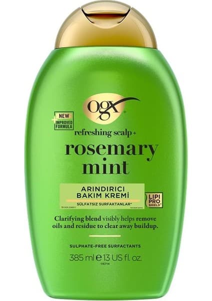 Ogx Biberiye & Nane Arındırıcı Sülfatsız Saç Bakım Kremi 385 ml