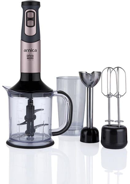 Arnica GH21593 Diva Trend Mikser Blender Seti - Rose - 1200 Watt