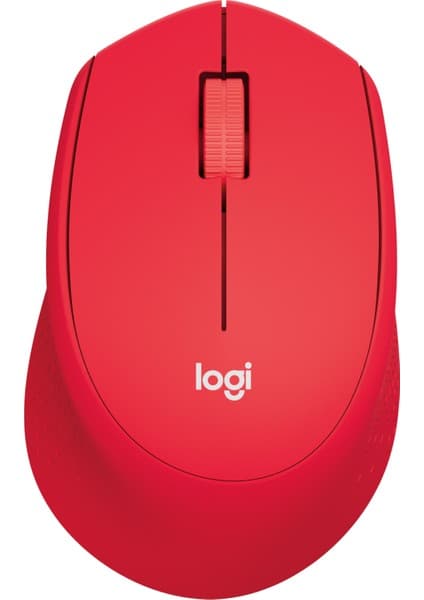 Logitech M330 Sessiz Kablosuz Optik Mouse - Kırmızı