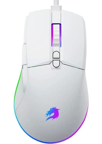 Gamebooster M12 Vital 12800 Dpı Beyaz Rgb Gaming Mouse