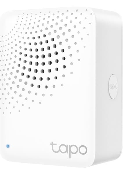 TP-Link Tapo H100 | Akıllı Hub | 64 Cihaz | 19 Zil Sesi | Kablolamasız | Düğme ve Sensör Kontrol | Tapo Ekosistem Hub