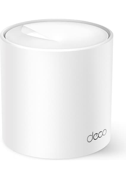 TP-Link Deco X10 (1-Pack) | Wi-Fi 6 Mesh Sistemi | AX1500 Mbps Hız | Fiber Uyumlu | Çift Bant | Gigabit Port | 120 Cihaz | 190 m² Kapsama Alanı | WPA3 | Mobil Uygulama ile Kolay Kurulum