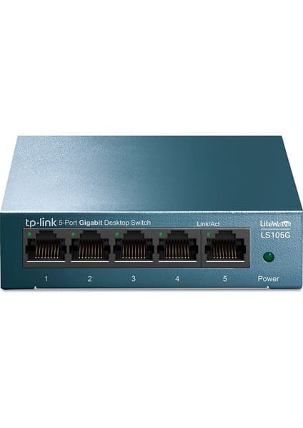 TP-Link LS105G 5 Port 10-100-1000 Mbps Switch Metal Kasa