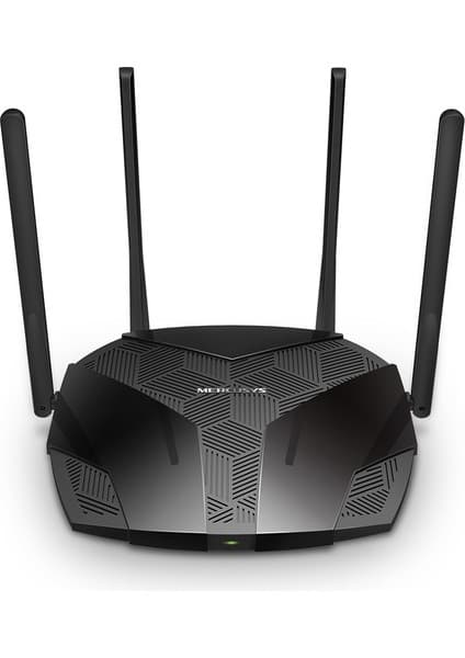 Mercusys MR80X, AX3000 Mbps, Gigabit Portları, Fiber Destekli, Access Point Modu, 160 MHz Kanalı, Mobil Uygulama Destekli, VPN Destekli, 256'ya Kadar Cihaz Bağlanabilir, Dual-Band Wi-Fi 6 Router