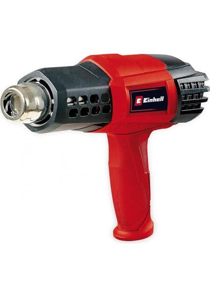 Einhell TE-HA 2000 E, Sıcak Hava Tabancası (2.000 W, 3 sıcaklık seviyesi: 50–550°C, hava debisi anahtarı, soğuk hava modu, kapsamlı başlık aksesuarları dahil) - 4520195
