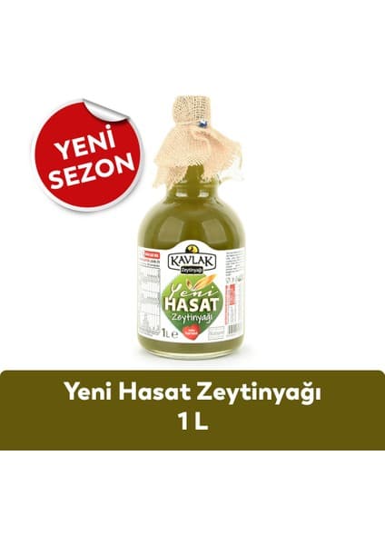 Kavlak Zeytin Kavlak Yeni Hasat Zeytinyağı 1 Lt Gallone