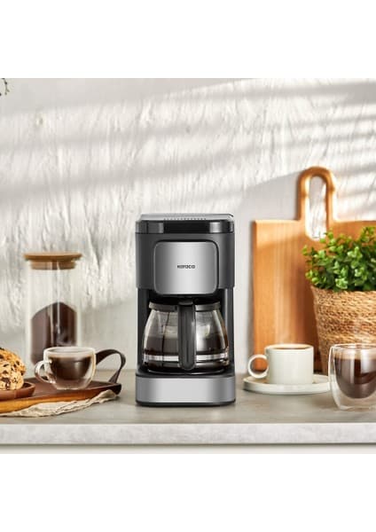 Karaca Just Coffee Aroma 2 In 1 Filtre Kahve ve Çay Demleme Makinesi Inox
