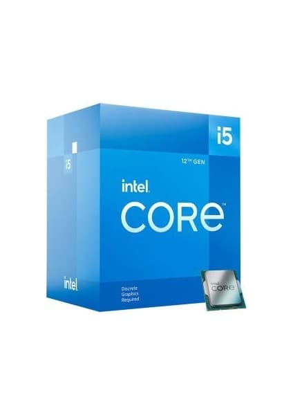 Intel Core i5 12400F 2,5 GHz 18 MB Cache 1700 Pin İşlemci