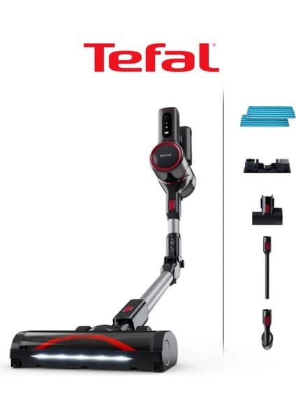 Tefal TY6T90TR X-Force Flex 8.60 Max Aqua Kablosuz Şarjlı Dikey Süpürge
