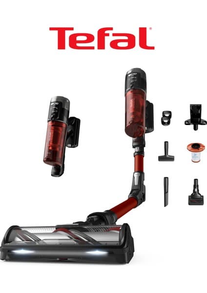 Tefal TY9A73WO X-Force Flex 13.60 Animal Care 150 Air Watt Kablosuz Şarjlı Dikey Süpürge