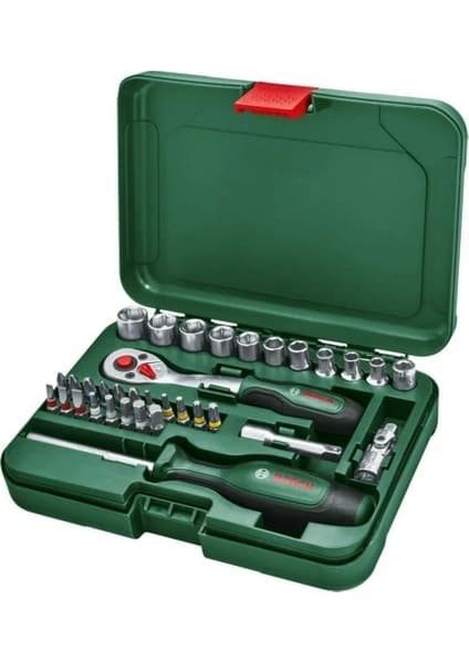 Bosch 34 Parça El Aleti Lokma ve Tornavida Seti 1600A02BY1