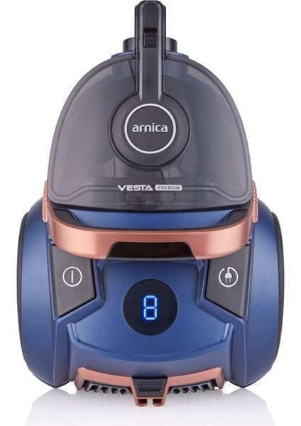 Arnica Vesta Premium Toz Torbasız Lacivert / Rose Elektrikli Süpürge ET14480