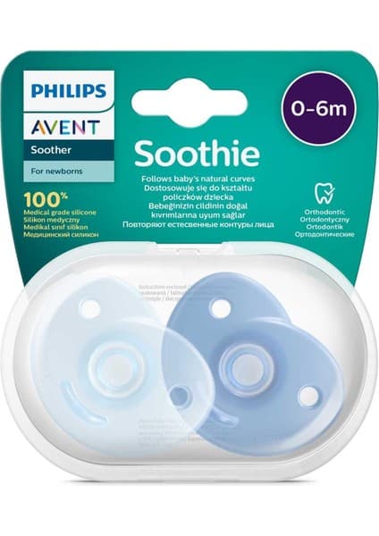 Philips Avent Soothie Emzik 0-6 Ay Erkek, SCF099/21