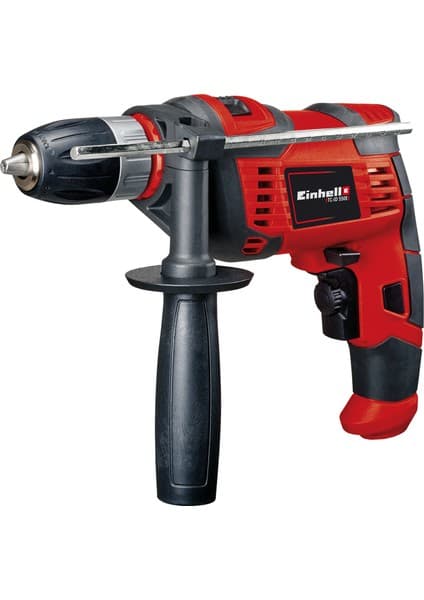Einhell Darbeli Matkap TC-ID 550 E (550 W, elektronik devir ayarı, devir ön seçimi, sağ/sol dönüş, metal derinlik mesnedi, yardımcı tutma kolu) - 4258621