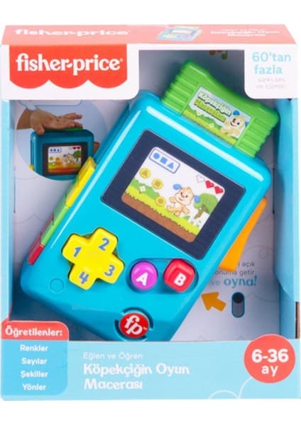 Fisher-Price Köpekçiğin Oyun Macerası Müzikli ve Işıklı Eğitici Aktivite Oyuncağı – Renkli Plastik Tasarım, 1+ Yaş