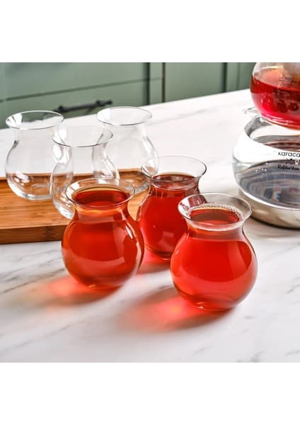 Karaca x Refika Gönlübol 6'lı Çay Bardağı Seti