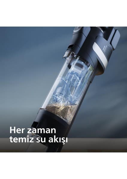 Philips Aqua Trio YENİ 9000 SERİSİ 3'ü 1 Arada (Islak, Kuru ve Moplu) Sarjlı ve Kablosuz Dik Süpürge
