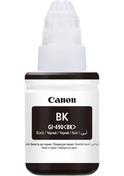 Canon GI-490BK Black Siyah Şişe Mürekkep G1411-2411-3411-4411